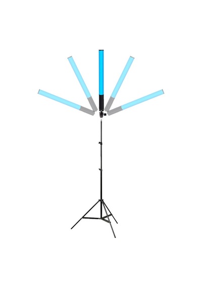 Gdx TB-40 RGB LED Tüp Işık Seti (1 Adet Işık Ayağı 1 Adet Top Kafa)