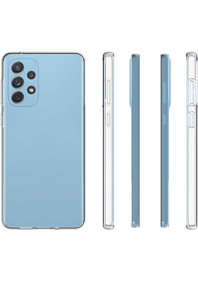 Zore Galaxy Uyumlu A53 5g Kılıf Msra Süper Silikon Kapak - Renksiz Renksiz
