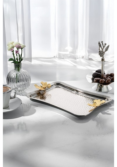Emsan Butterfly Tepsi Platin 21 cm