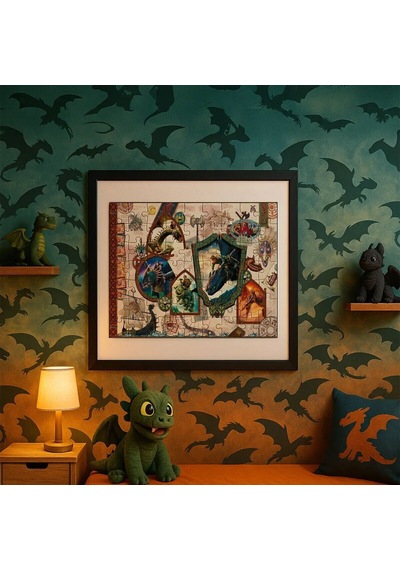 Hd 113 How To Train Your Dragon Puzzle 200 Prç Standart