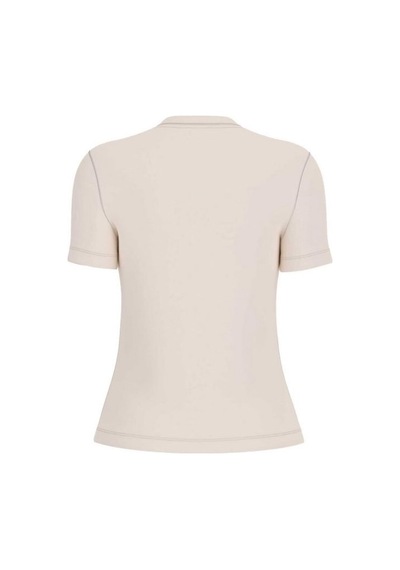 Guess Circe Nakışlı Logo Kadın T-shirt V6gı01k2962 Ekru Guess Circe Nakışlı Logo Kadın T-shirt V6gı01k2962 Ekru