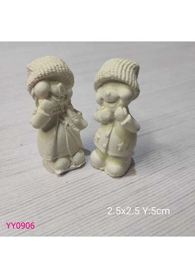 Yy0906 Kışlık Kıyafetli Erkek Kız Silikon Kalıp