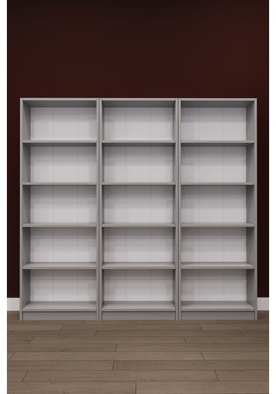 Lüks 15 Raflı Ev Ofis Kitaplık %100 Mdf Modern Dekoratif Kütüphane Kitaplık K004 Kül Gri Lüks 15 Raflı Ev Ofis Kitaplık %100 Mdf Modern Dekoratif Kütüphane Kitaplık K004 Kül Gri