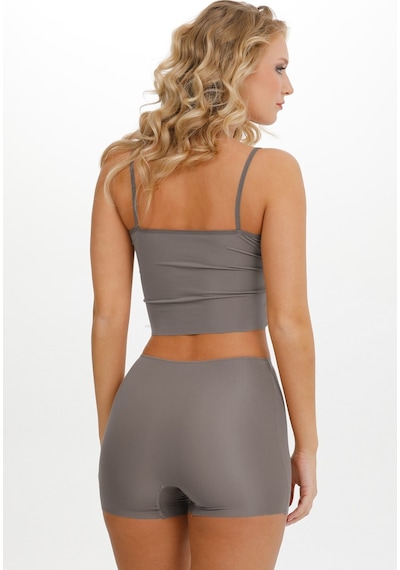 Sensu Lazer Kesim Yüksek Bel Şort 3'lü Set Model-2 Bordo
