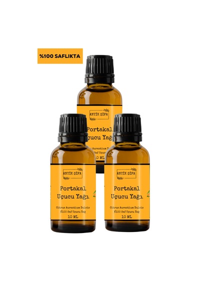 Portakal Yağı - 3x10 Ml %100 Saf Seyreltilmemiş Portakal Uçucu Yağı 20 ML