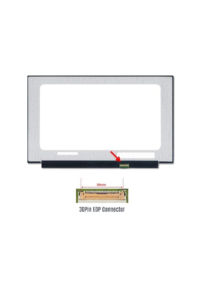 Nt156Fhm-N43 V8.0 Ekran 15.6 Slim 30 Pin Panel Ips 350Mm