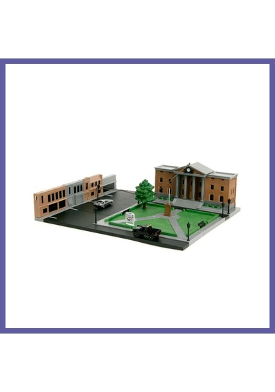 Bezos Geleceğe Dönüş Saat Kulesi Nano Sahnesi Diorama Modellemesi Nıda