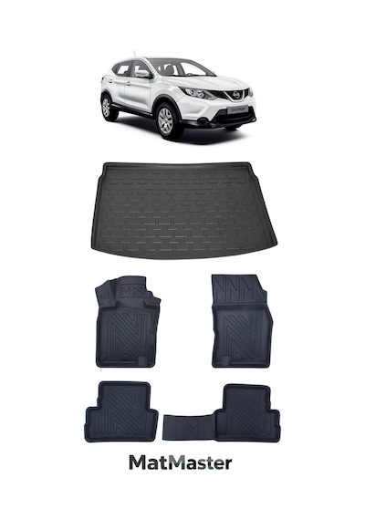 Nissan Qashqai 2020 Model 5d Premium Ekstra Havuzlu Paspas Ve Bagaj Havuzu Set