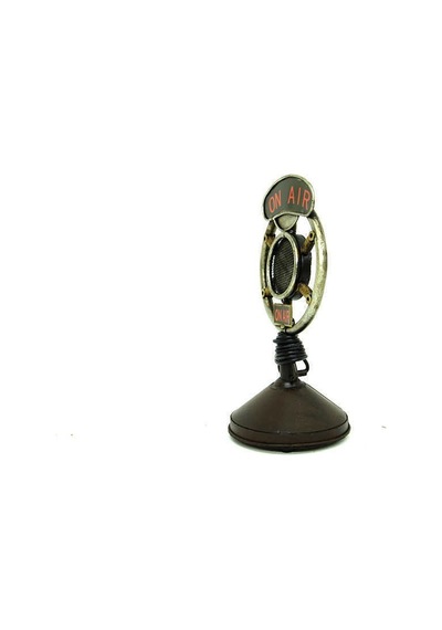Dekoratif Metal Mikrofon C0257