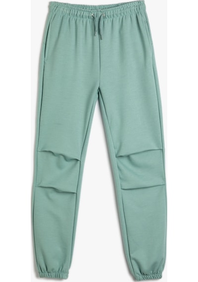 Koton Basic Jogger Eşofman Altı Cepli Beli Bağlamalı Mavi 4wkg40171ak 4WKG40171AK634 Mavi