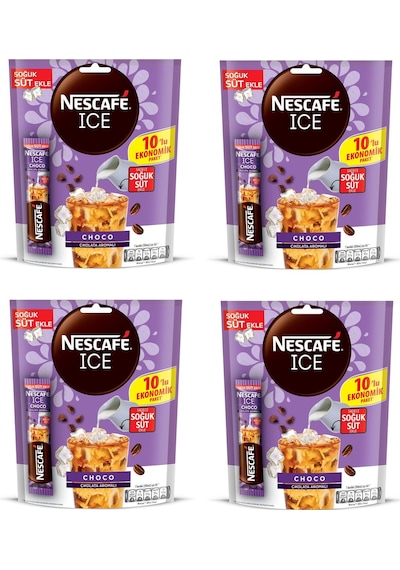Nescafe Ice Choco Çikolata Aromalı 10,6 Gr X 40 Adet Çözünebilir