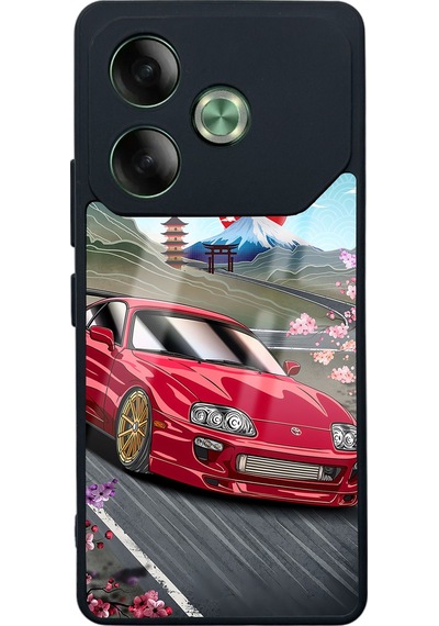Tecno Pova 6 Supra Tasarımlı Glossy Telefon Kılıfı Çok Renkli