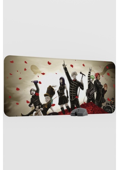 Death Parade Anime V1 - 90x40 Xxl Gaming Kauçuk Kaymaz Taban Mouse Pad Fare Altlığı
