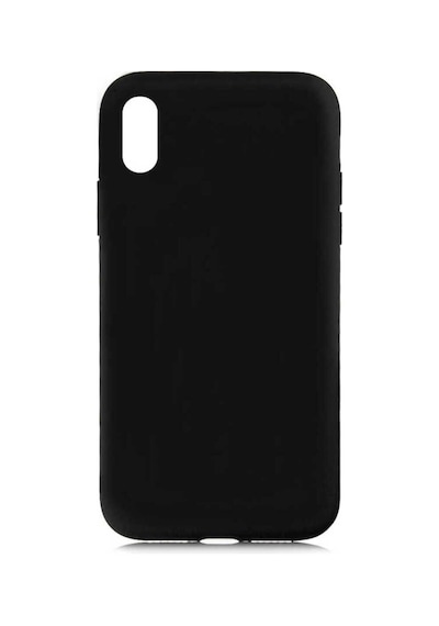 Apple Uyumlu iPhone Xs Max 6.5 Kılıf Zore Lsr Lansman Kapak Siyah