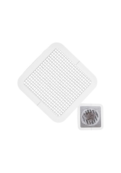 Banyo Duş Gider Süzgeci 10 Adet Saç Küvet Drenajı Duş Tahliye Kapağı 10x10 Cm Yapışkanlı Diğer