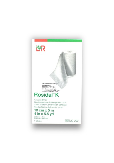 Rosidal K Kısa Gerilimli Kompresyon Bandajı 10 Cm X 5 M - 1 Adet