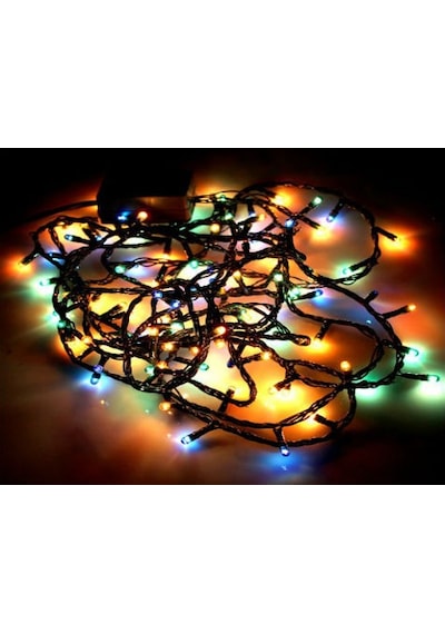 Dekoratif Led Işık 100 Led Priz Girişli Parti Süsleme Ledi Noel