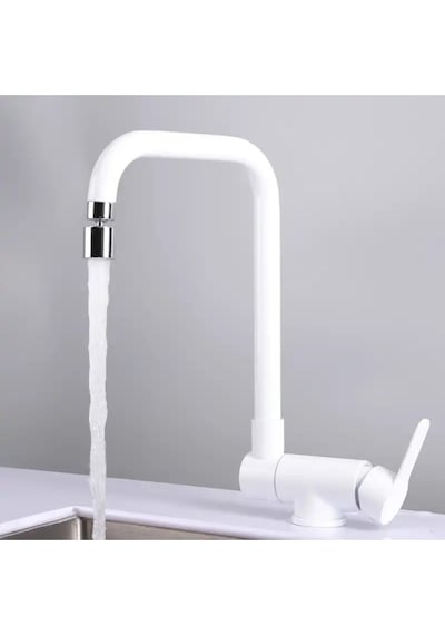 Mutfak Pencere Önü Katlanır Eviye Bataryası Mat Beyaz Yeni