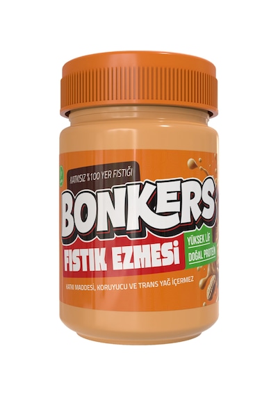 Bonkers Sade Fıstık Ezmesi 315 G