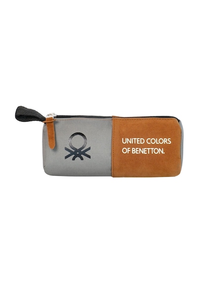 United Colors Of Benetton Erkek Çocuk Üçgen Kalemlik Gri Kahve Gri - Kahverengi