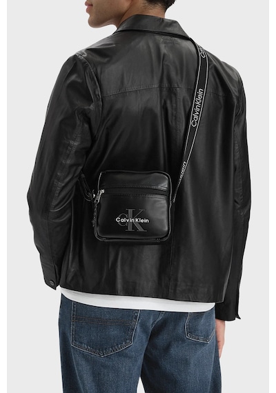 Calvin Klein Logolu Ayarlanabilir Askılı Çanta Lv04d3445gub1 Erkek Çanta Lv04d3445g Ub1 Siyah