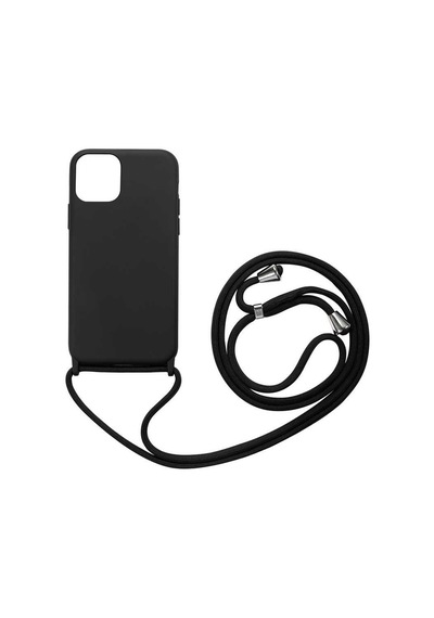 Zeyline Apple Uyumlu iPhone 13 Pro Max Zore Ropi Kapak-siyah