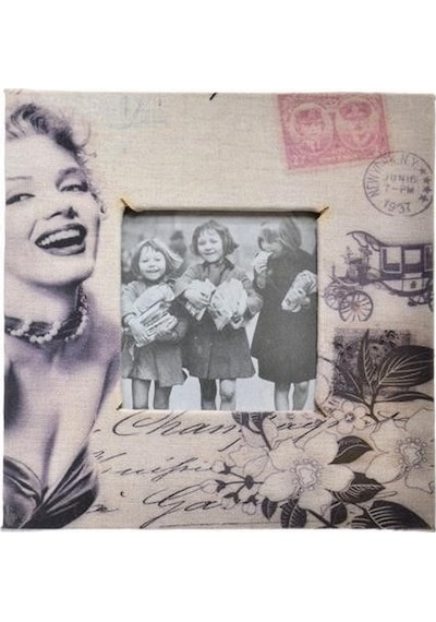 M M Decotown Marilyn Monroe Tasarım Ahşap Resim Fotoğraf Çerçevesi