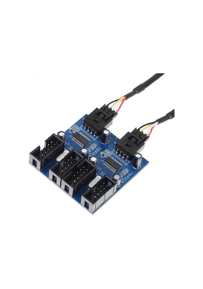 9 Pin Usb 2.0 Çoklayıcı Anakart İçin 4 Port Usb 2.0 Çoklayıcı