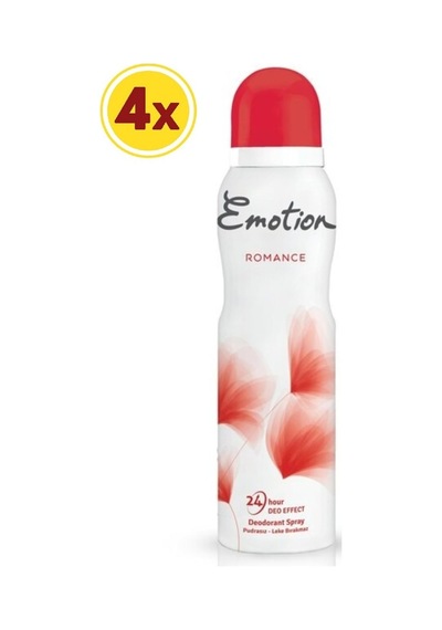 Emotion Romance Kadın Sprey Deodorant 150 ML x 4