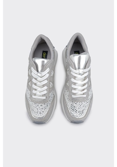 Derinet Comfort Taban Kadın Sneaker Buz Bey Taşlı Buz Bey Taşlı