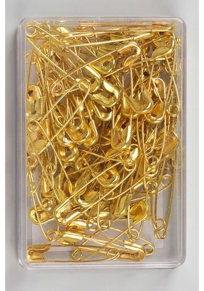 Mini Çatal Iğne 150 Adet 2 Cm Çengelli Gold Renk Iğne