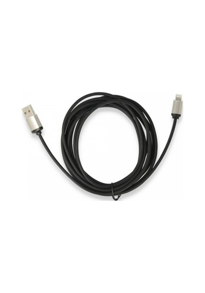 Büro Ev Ofis Cep Telefonu İçin Siyah 3mt Usb To Apple Uyumlu iOS Data Şarj Kablosu