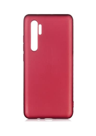 Xiaomi Mi Note 10 Lite Kılıf Esnek Yapılı İnce Slim Silikon Kapak Ryc/premier Bordo