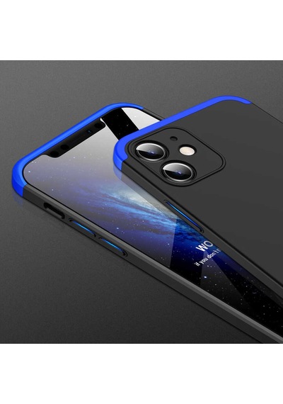Apple Uyumlu iPhone 12 Mini Kılıf Zore Ays Kapak Mavi