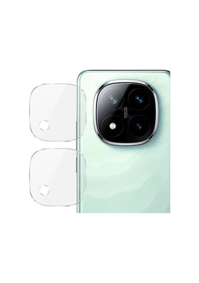 Redmi Note 14 Pro+ Plus Esnek Nano Kamera Lens Koruyucu 2 Adet Şeffaf