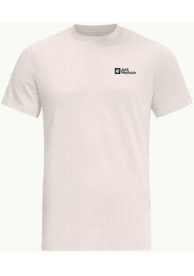 Jack Wolfskin Essential T M Erkek T-shirt-28378-krem Krem