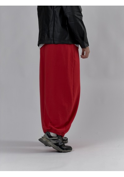 Cocopelli Kırmızı Oversize Baggy Erkek Pantolon Coc3415