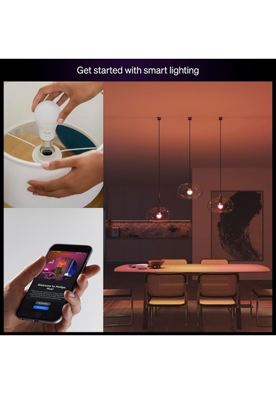 Essential 8w E27 806 Lumen Renkli Akıllı Ampul A60 2'li Ekopaket - 25.000 Saat Ampul Kullanım Ömrü 4w 78mm & Yok