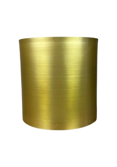 Cihan Çiçekçilik Gold Galvaniz Saksı 30x30 Paslanmaz Gold