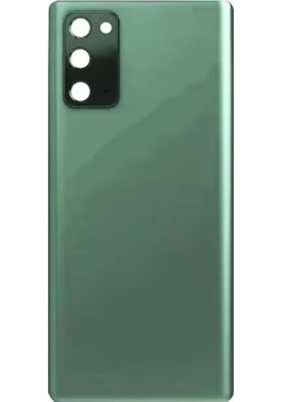 TeknikEvim Samsung Galaxy Uyumlu Note 20 Utra Arka Kapak Cam Full Lensli Yeşil