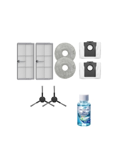 Dreame L10s Pro Ultra Head İle Uyumlu 2 Yan Fırça 2 Filtre 2 Mop 1 Deterjan 2 Toz Torbası Genel