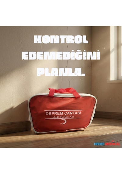 Deprem Çantası & İlk Yardım Seti 2 Kişilik Uzman Hazırlıklı Ve Hayatta Kalma Seti