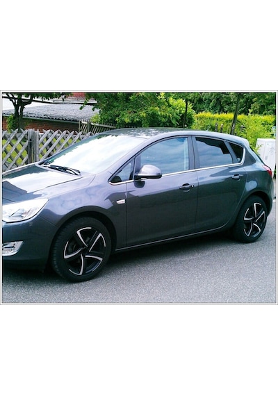 Ebal Otomotiv Opel Astra J HB Krom Cam Çıtası 8 Parça 2010 Üzeri P.Çelik