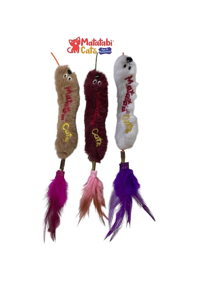 Olta Worm Hışırtılı,çıngıraklı ,matatabi Li,muhteşem Kumaşlı Kedi Oltası
