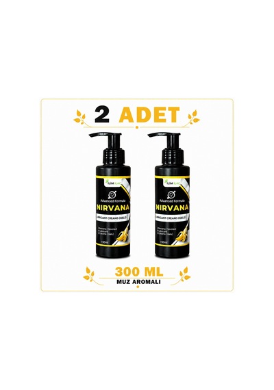 Nirvana Muz Aromalı Kayganlaştırıcı Jel 2 x 300 ML