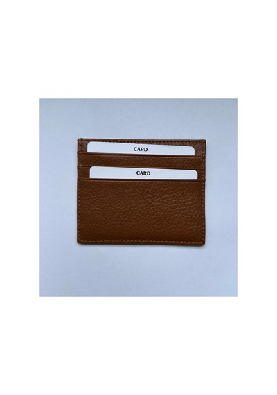 Shop Hakiki Deri Unisex Kartlık, Çift Taraflı, Orta Bölmeli, Küçük Boy Taba 11 - 931991641 Taba 11