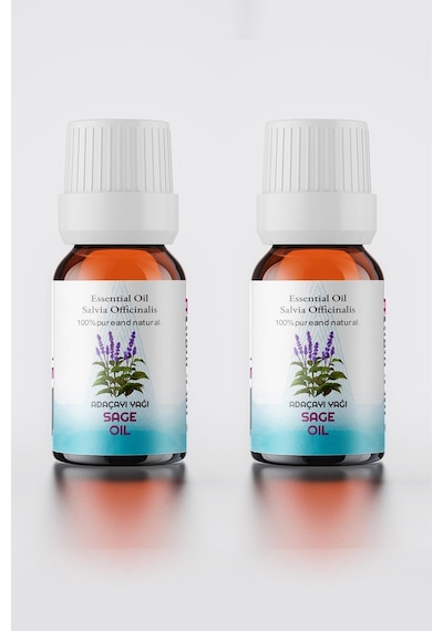 Proclis Adaçayı Yağı %100 Doğal Sage Oil 2'li Set 10 ML