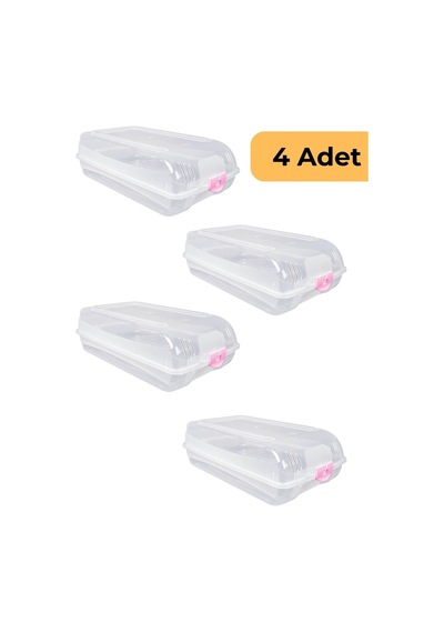 Bay Ayakkabı Koruma Kutusu, 4'lü Set Çok Renkli
