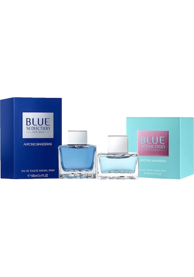 Antonio Banderas Blue Seduction Erkek Parfüm EDT 100 ML + Blue Seduction Kadın Parfüm EDT 80 ML