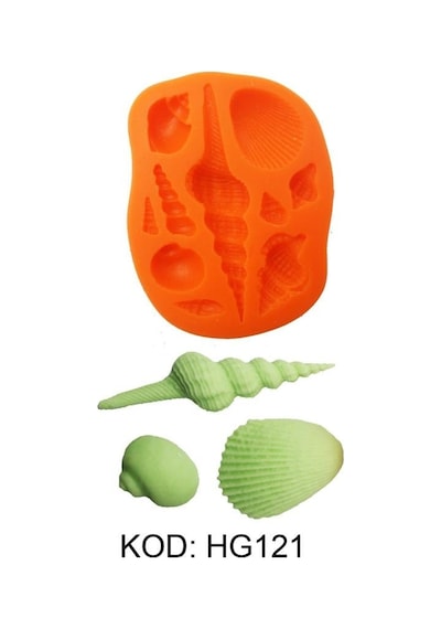 Silikon Kalıp İstiridye Hg-121 Turuncu